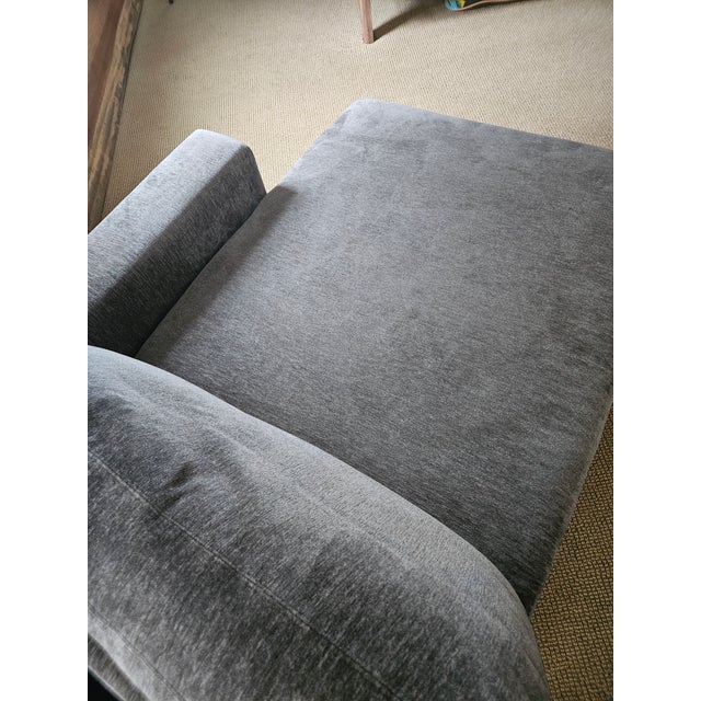 Contemporary Thayer Coggin Swivel Chaise Lounger For Sale - Image 3 of 6