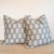 Traditional Fermoie Cove Pillows in Blue - Pair For Sale - Image 3 of 6
