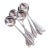 Set of 6 Antique Silver Plated Tiffany & Co. Soup Spoons For Sale
