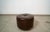Vintage Midcentury Modern pouf stool for sale. Has the original faux leather naugahyde in brown, and is in excellent...