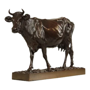 Early 20th C. American Bronze Cattle Sculpture