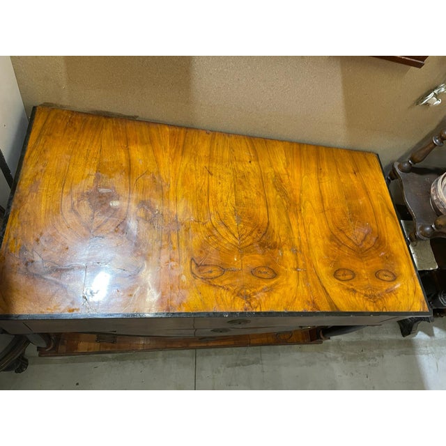 Brown Empire Chest of Drawers in Walnut For Sale - Image 8 of 18