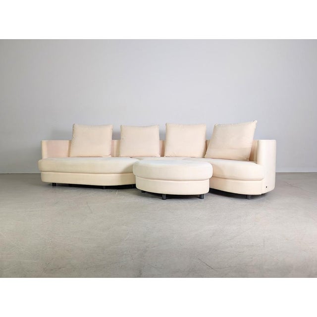 Onda Corner Sofa with Ottoman from Rolf Benz, Set of 2 For Sale - Image 5 of 14