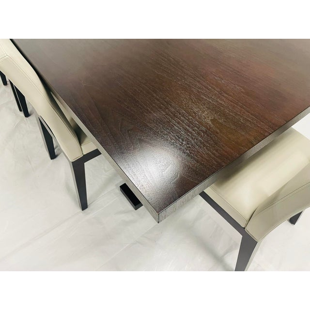 Christian Liaigre “Courier” Solid Oak Dining Table for Holly Hunt, Usa For Sale - Image 16 of 18