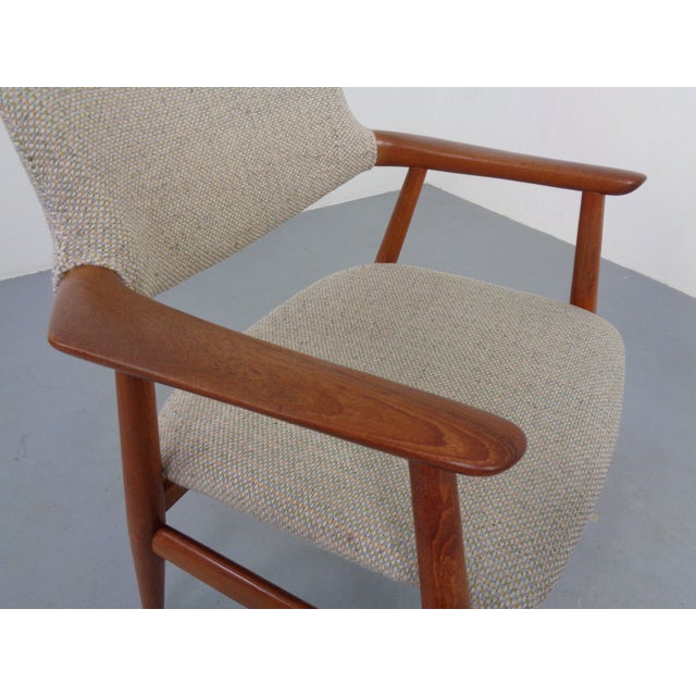 Teak & Wool GM11 Armchair from Svend Aage Eriksen of Glostrup, Denmark, 1960s For Sale - Image 16 of 18
