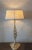 Metal 1980s Frederick Cooper Table Lamp, Shade & Finial Included For Sale - Image 7 of 8