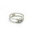 1990s Gucci Estate Ladies Ring Size 7 Sterling Silver For Sale - Image 4 of 6
