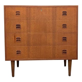 1950s Teak Highboy Dresser For Sale