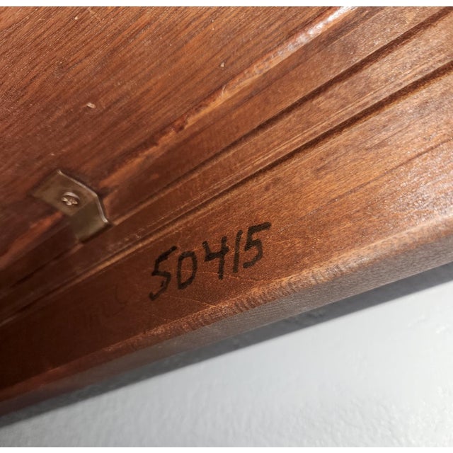 1980s Pair of Authenticated Guy Chaddock & Co. Arched Stretcher Side Tables – "To the Trade" Quality For Sale - Image 11 of 12