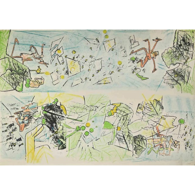 Le enfe, is an artwork realized by Roberto Sebastián Antonio Matta Echaurren (Santiago, Chile, 1911 - Civitavecchia,...