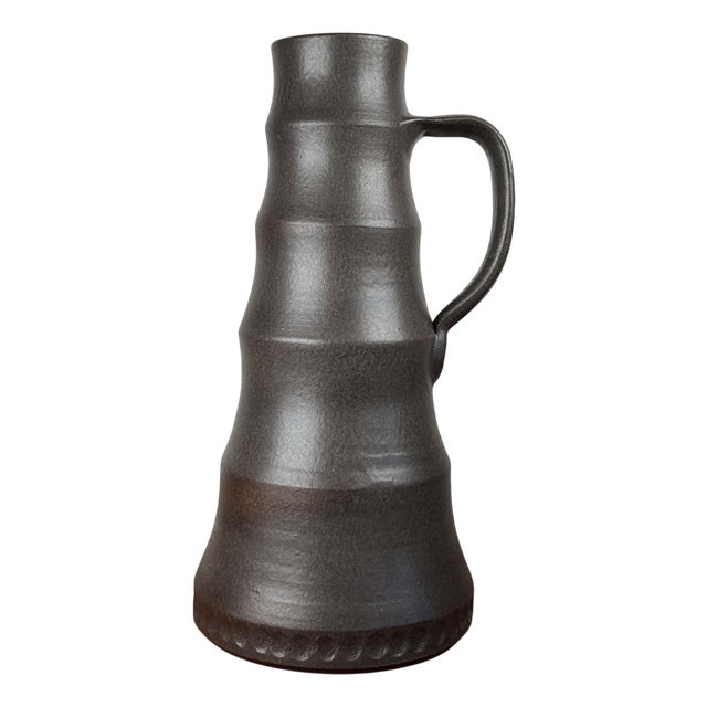 Mid-Century Modern German Studio Pottery Floor Vase from Petra Töpferei, 1960s For Sale