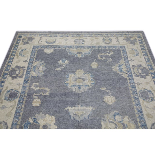 Early 21st Century Modern Handmade Turkish Oushak Rug 5'9"x8'9" For Sale - Image 5 of 6