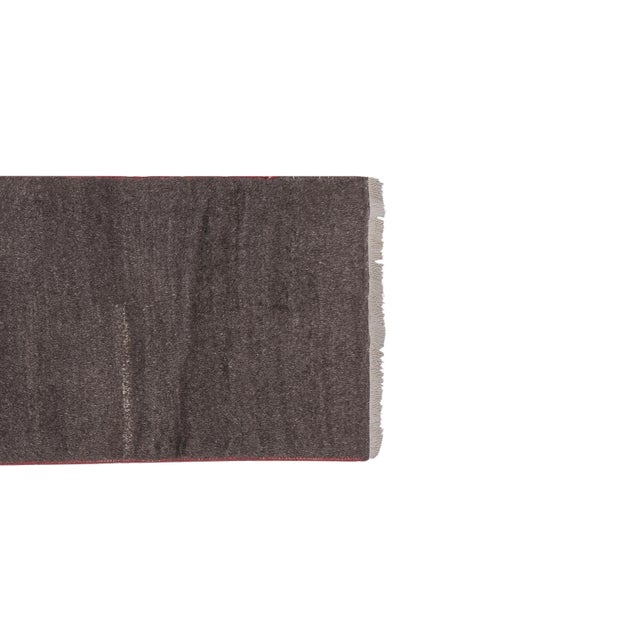 Vintage Turkish Tulu Rug 2'4'' X 6'12'' For Sale - Image 4 of 12