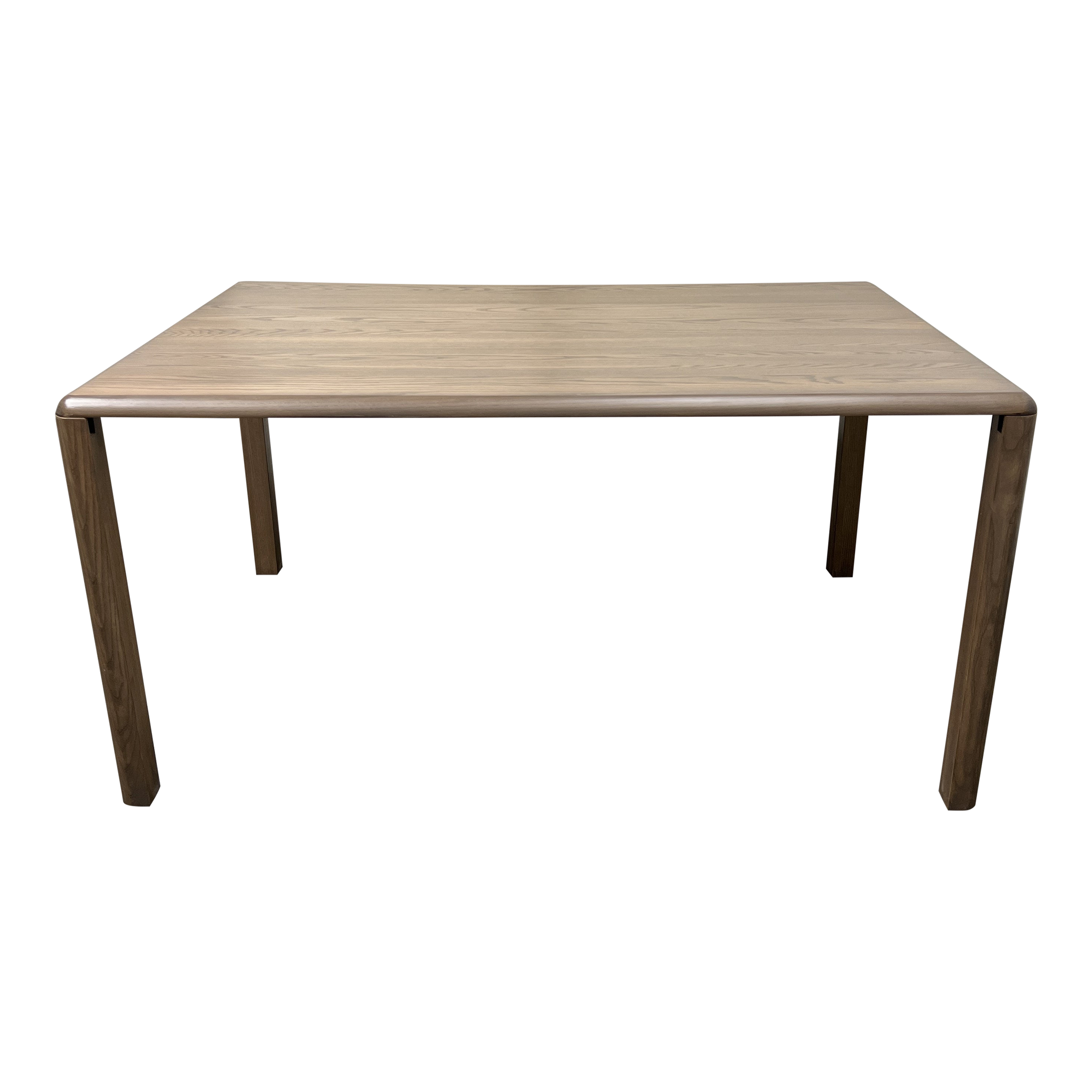 Custom Design Belford Ashwood Pecan Finish Dining Table - image 0