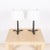 DESIGN FRERES Pair of 'Sellier' Stitched Black Leather Lamps by Design Frères For Sale - Image 4 of 7