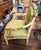 Tattered French Louis XVI Style Fauteuil For Sale - Image 4 of 18