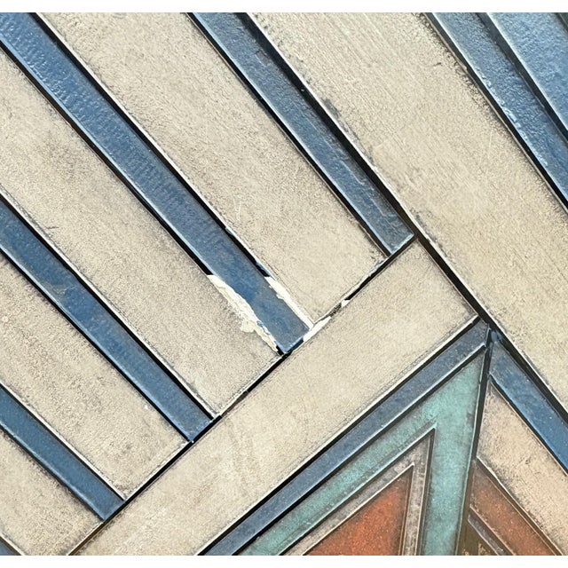 1980s Grand Chinoiserie Palace Scene: 3-Panel Lacquer Screen by Maitland-Smith - A Monumental Work of Hand-Incised Coromandel-Style Artistry For Sale - Image 9 of 10