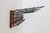 Striking Dutch Design coat rack from the 1950s , superb minimalism by Tjerk Reijenga for Pilastro. The black metal...