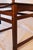 1960s Early Oak Dining Table with Diamond-Carved Chairs by Giuseppe Rivadossi, 1979, Set of 5 For Sale - Image 5 of 9
