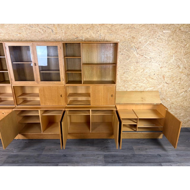 Teak Shelving System Wall Unit Bookshelf from Hg Furniture Denmark, 1960s For Sale - Image 12 of 18