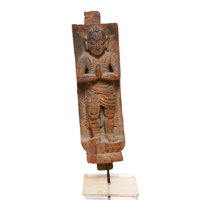Mid 19th Century Southern Indian Temple Figure | Chairish