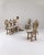 Mid 20th Century 20th Century Vintage Belgian Oak Dining Chairs, Set of 6 For Sale - Image 5 of 11