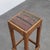 1930s Art Deco Dutch Oak Bar Stools with Upholstered Seats, 1930s, Set of 2 For Sale - Image 5 of 8