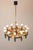 Mid-Century Brass Chandelier from Stilnovo For Sale - Image 5 of 12