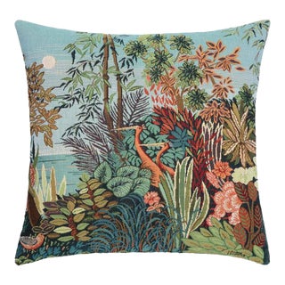 Tropical Birds II Regular Cushion With Feather Filler - 46x46cm (18"x18") For Sale