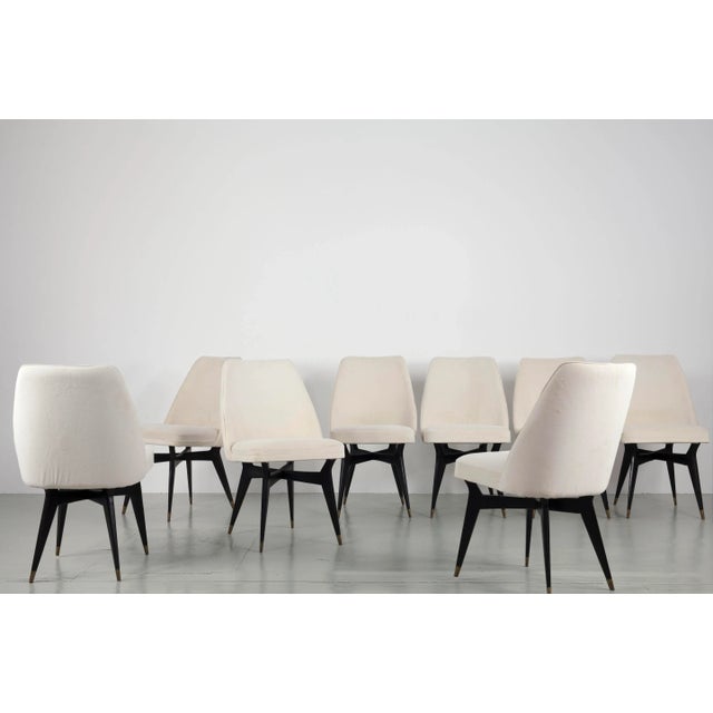 Ab 100 Chairs by Melchiorre Bega for Altamira, 1954, Set of 8 For Sale - Image 13 of 18