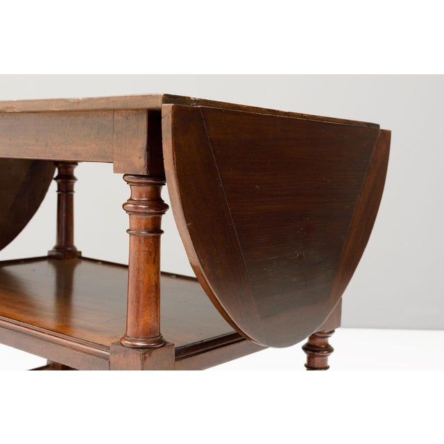 Vintage Walnut Trolley, 1890s For Sale - Image 9 of 11