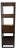 Tall Display Cabinet in Wood, Mid-Century Modern Style, USA, 1970s For Sale