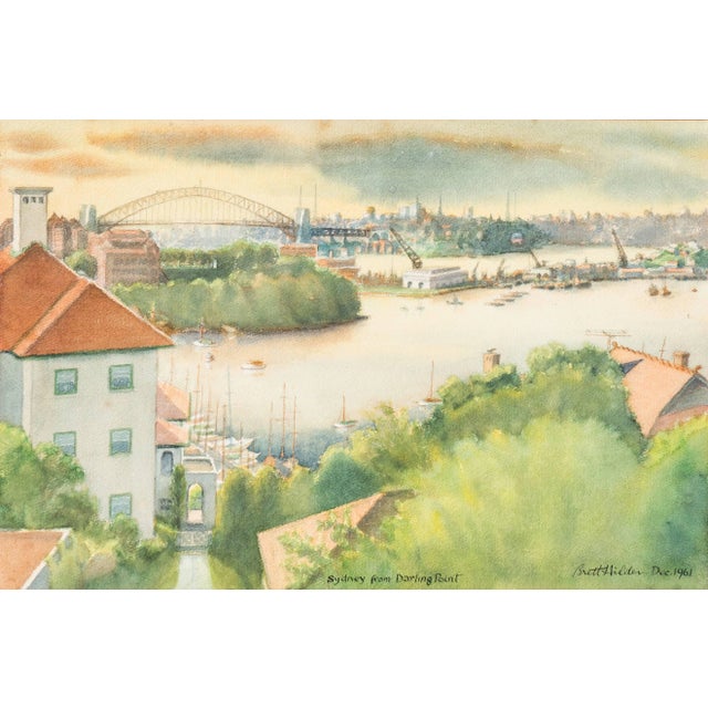 'Sydney, Australia From Darling Point' by Brett Hilder, 1961 For Sale