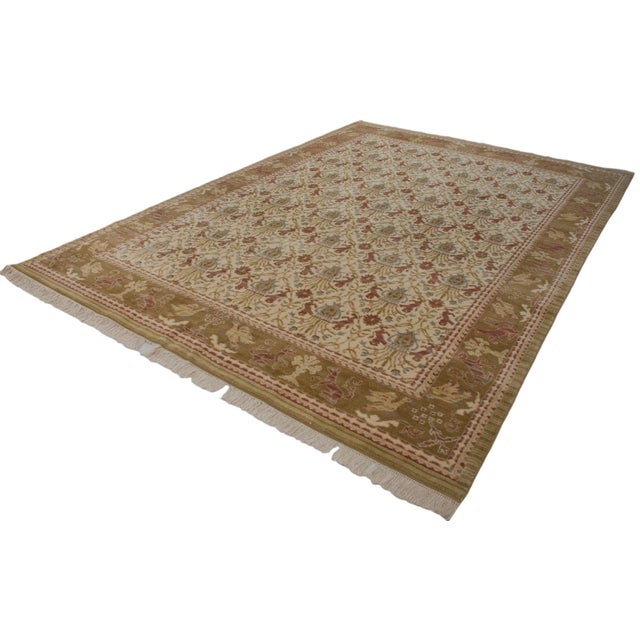 Traditional Vintage Spanish Alcaraz Design Carpet - 9'7" x 13'6" For Sale - Image 3 of 8