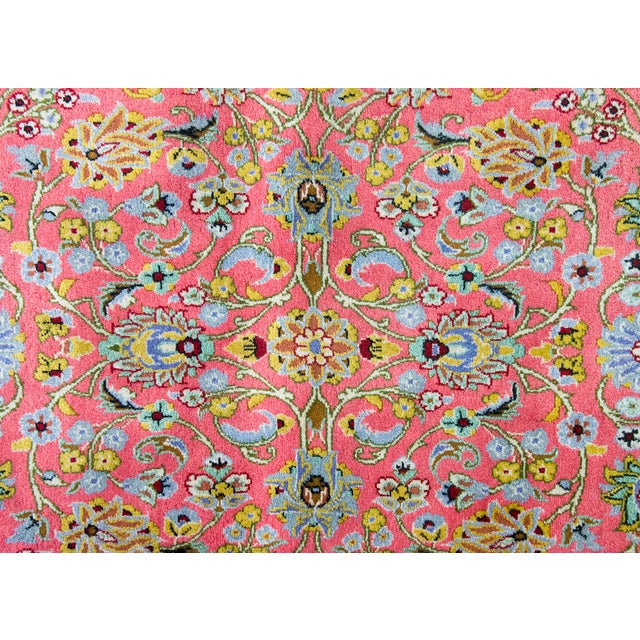 Late 20th Century Persian Qum Rug For Sale In Chicago - Image 6 of 14