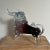 Mid-Century Modern Mid-Century Murano Glass Sculptural Bull in Shades of Purple For Sale - Image 3 of 11