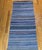 Antique American Amish Rag Runner, Handwoven Wool & Cotton, Stripe Pattern, 3x26 For Sale - Image 12 of 18
