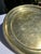 Late 19th Century Vintage Small Etched Brass Tray With Beaded Rim For Sale - Image 5 of 10