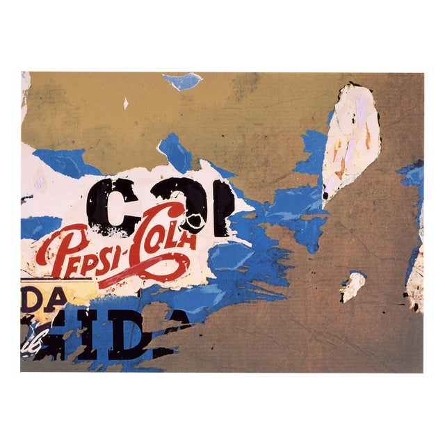 Mimmo Rotella, Pepsi, 1997, Screen Print For Sale