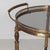 Vintage French Brass Bar Trolley with Glass Tiers, 1960s For Sale - Image 6 of 9