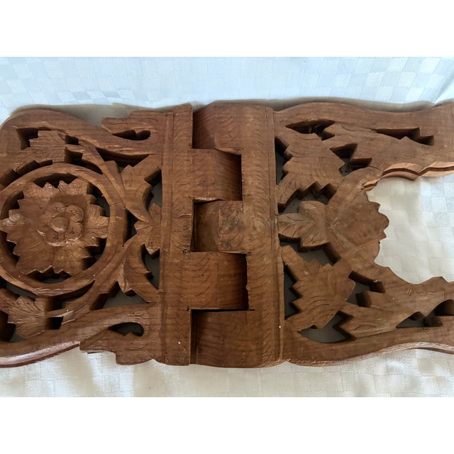 Mid 20th C Hand Carved Book Stand For Sale - Image 13 of 15