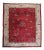 Burgundy Art Deco Oversize Rug, 12' X 16'8'' For Sale
