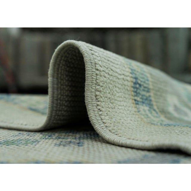 Textile Turkish Oushak Rug 3' x 12'3" #19168 For Sale - Image 7 of 8