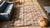 Beige 1880s Multi Brown Checkerboard Folk Art Antique American Hooked Rug 5'8" X 7'5" Hand Knotted Wool Carpet For Sale - Image 8 of 9