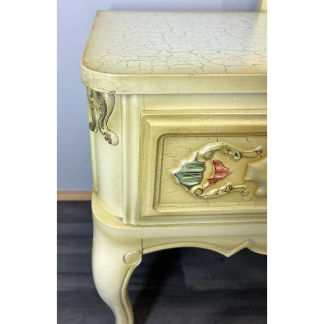 Vintage French Double Bed with Bedside Tables For Sale - Image 13 of 18