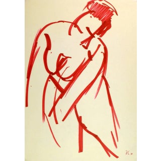 Red Female Outline For Sale