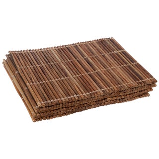 Large Bamboo Place Mats - Set of 6 For Sale