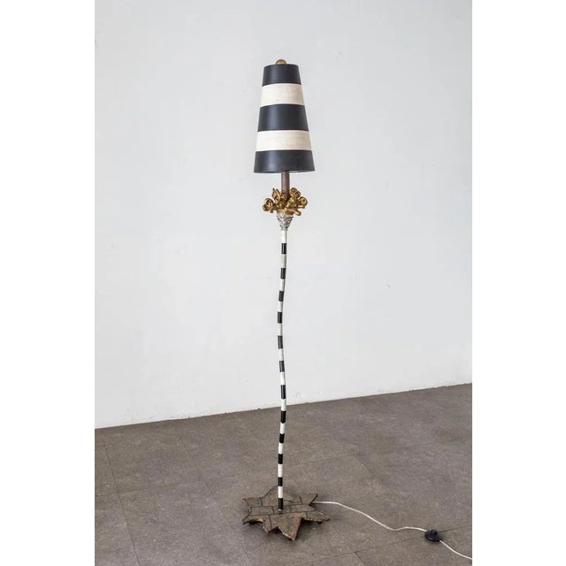 Mid-Century Modern Italian Organic Floor Lamp, 1980s For Sale - Image 3 of 10