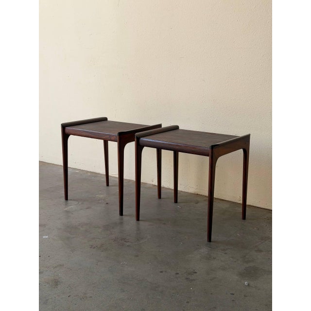 Vintage Danish Rosewood Nightstands by Heltborg Møbler – Mid Century Modern Side Tables For Sale - Image 10 of 11
