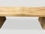 Wood Andrianna Shamaris Natural Teak Wood Wave Bench For Sale - Image 7 of 18
